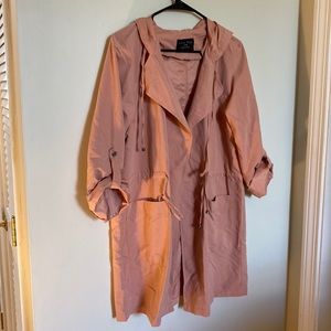 Love Tree Pink Trench Coat